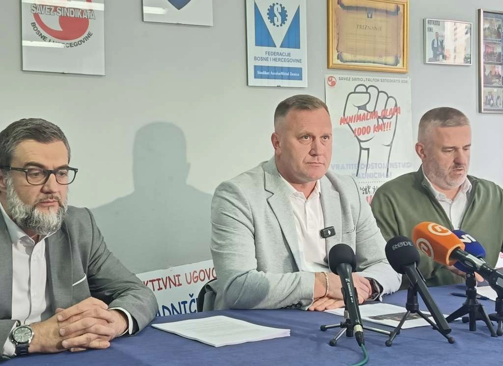 Sindikati pozivaju zastupnike da usvoje prijedlog zakona Vlade FBiH za spas Nove Željezare Zenica